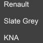 Preview: Renault, Slate Grey, KNA.